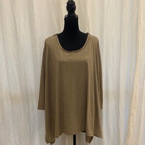 A'reve Boho‎ Casual Tan Women's Top